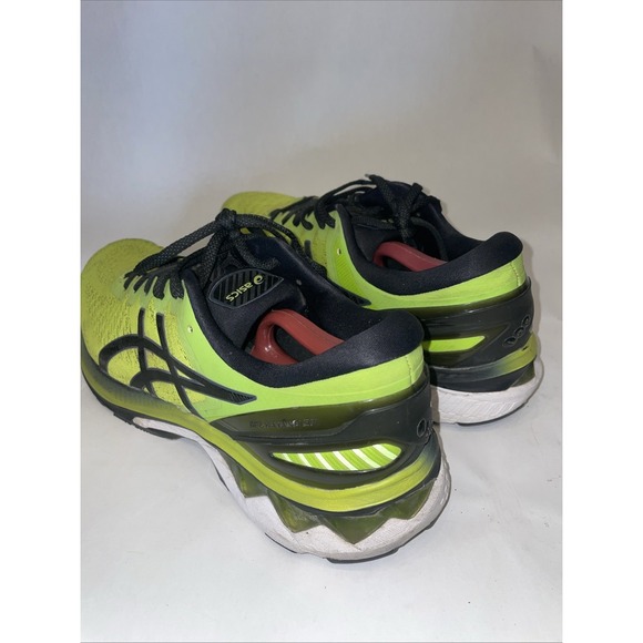 Asics Mens Gel Kayano 27 Green Black Running Shoes Sneakers Size 11.5 - Picture 3 of 12